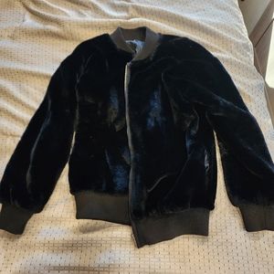 Carmar xs faux fur bomber jacket